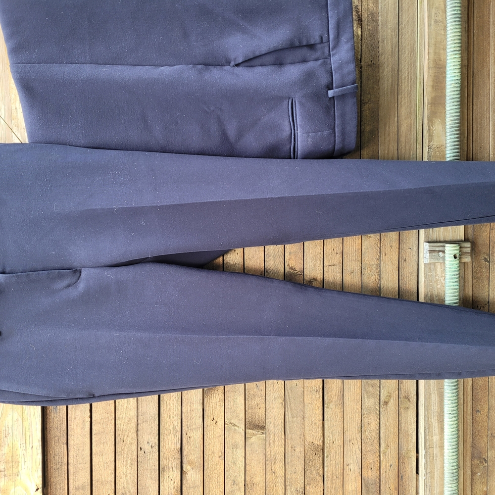 Ann Taylor Women's "Sophia" Navy Blue Pants. 2 PAIR In One Lot. Size 6. - Picture 9 of 11